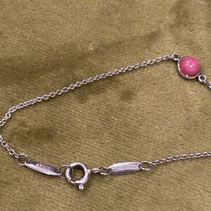 Tiffany and Co Elsa Peretti Rhodonite Bracelet